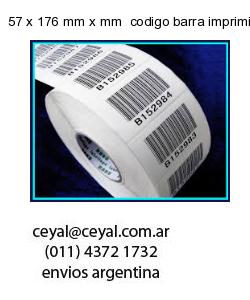 57 x 176 mm x mm  codigo barra imprimir