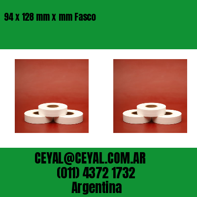 94 x 128 mm x mm Fasco