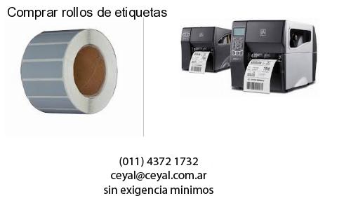 Comprar rollos de etiquetas