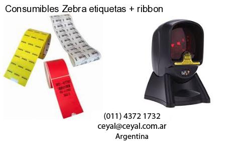 Consumibles Zebra etiquetas   ribbon