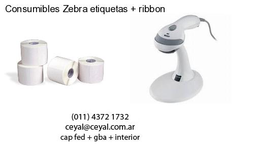 Consumibles Zebra etiquetas   ribbon