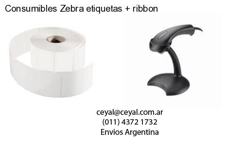Consumibles Zebra etiquetas   ribbon