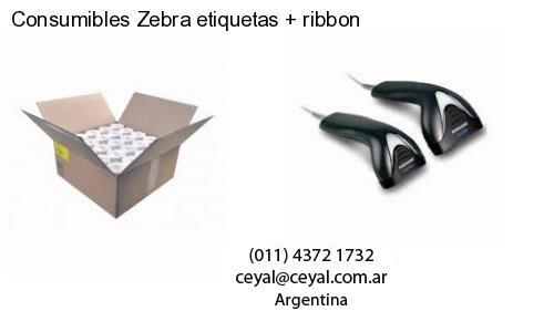 Consumibles Zebra etiquetas   ribbon