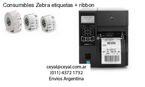 Consumibles Zebra etiquetas   ribbon