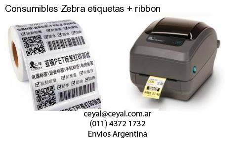 Consumibles Zebra etiquetas   ribbon