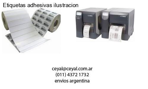 Etiquetas adhesivas ilustracion