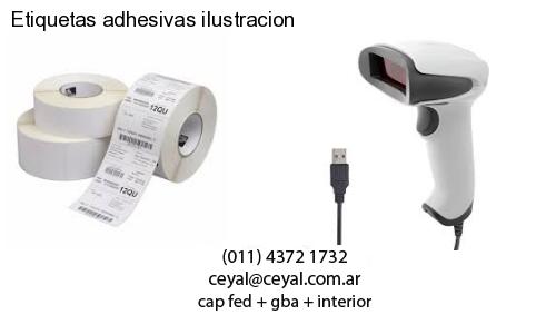 Etiquetas adhesivas ilustracion