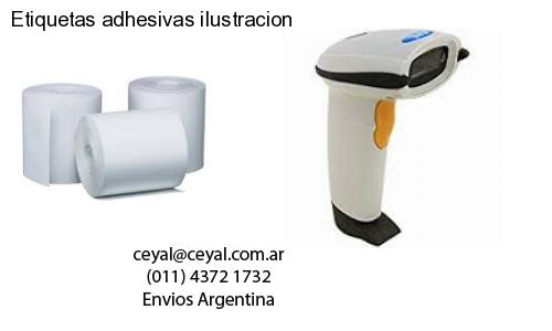 Etiquetas adhesivas ilustracion
