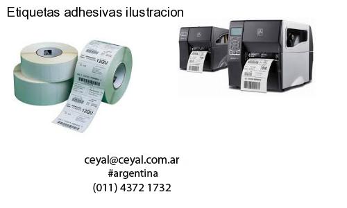 Etiquetas adhesivas ilustracion