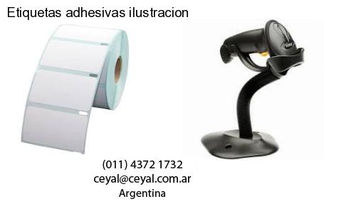 Etiquetas adhesivas ilustracion