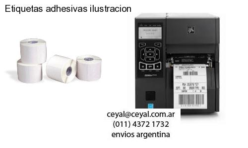 Etiquetas adhesivas ilustracion