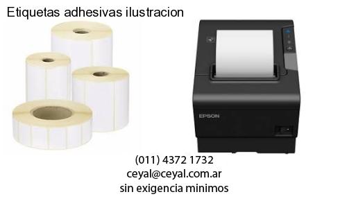 Etiquetas adhesivas ilustracion
