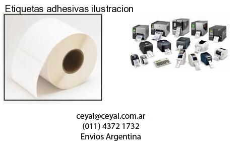 Etiquetas adhesivas ilustracion