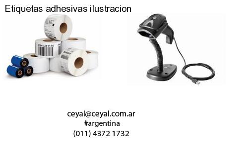 Etiquetas adhesivas ilustracion
