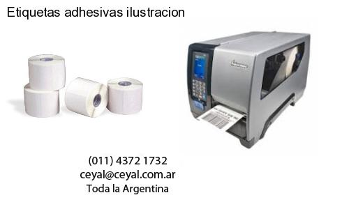 Etiquetas adhesivas ilustracion