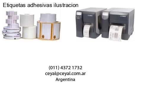 Etiquetas adhesivas ilustracion