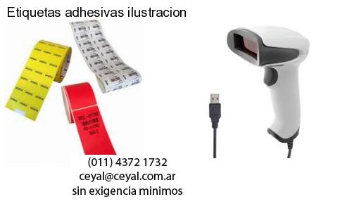Etiquetas adhesivas ilustracion