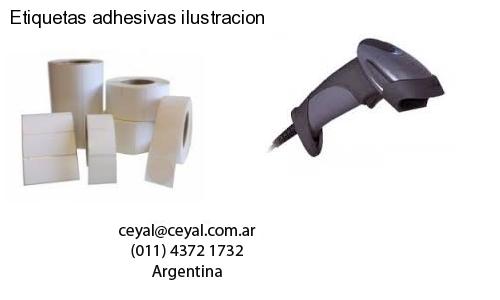 Etiquetas adhesivas ilustracion