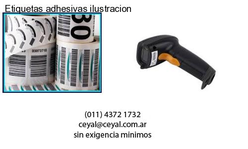 Etiquetas adhesivas ilustracion