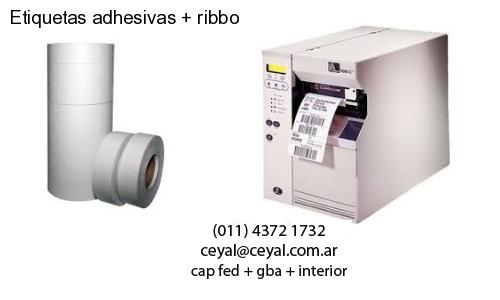 Etiquetas adhesivas   ribbo