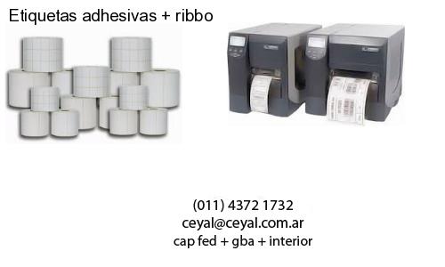 Etiquetas adhesivas   ribbo