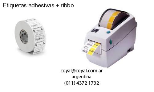 Etiquetas adhesivas   ribbo
