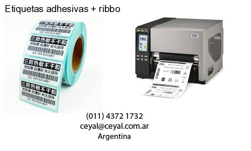 Etiquetas adhesivas   ribbo