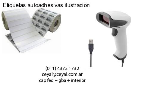 Etiquetas autoadhesivas ilustracion