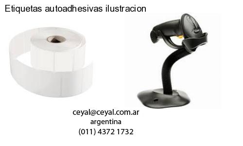 Etiquetas autoadhesivas ilustracion