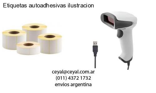 Etiquetas autoadhesivas ilustracion