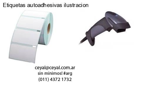 Etiquetas autoadhesivas ilustracion