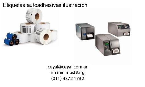 Etiquetas autoadhesivas ilustracion