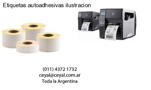 Etiquetas autoadhesivas ilustracion