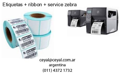 Etiquetas   ribbon   service zebra