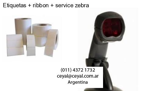 Etiquetas   ribbon   service zebra