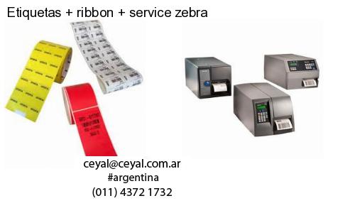 Etiquetas   ribbon   service zebra