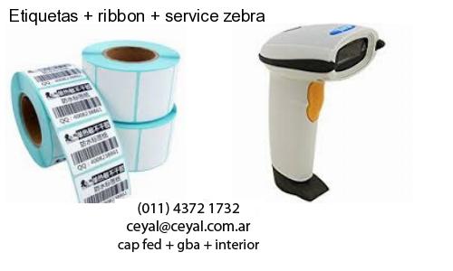 Etiquetas   ribbon   service zebra
