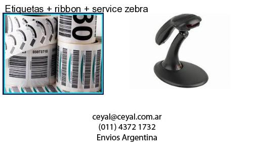 Etiquetas   ribbon   service zebra