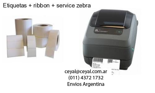 Etiquetas   ribbon   service zebra