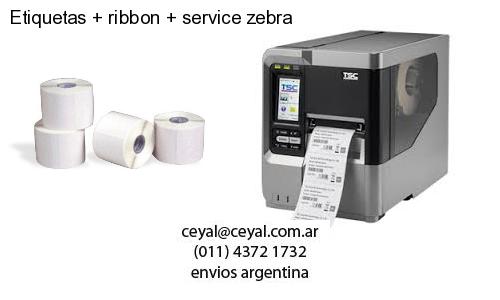 Etiquetas   ribbon   service zebra