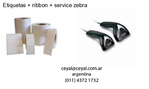 Etiquetas   ribbon   service zebra