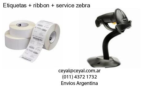 Etiquetas   ribbon   service zebra