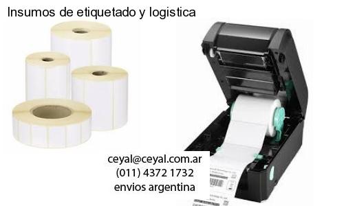 Insumos de etiquetado y logistica