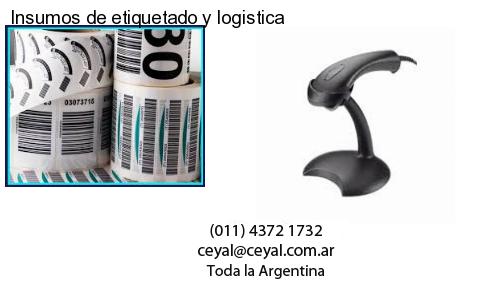 Insumos de etiquetado y logistica