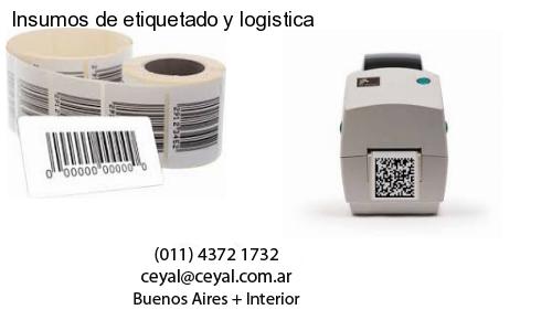 Insumos de etiquetado y logistica