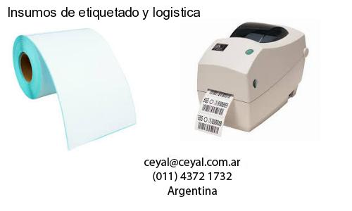 Insumos de etiquetado y logistica