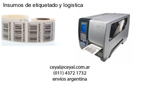Insumos de etiquetado y logistica