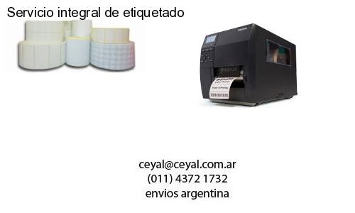 Servicio integral de etiquetado