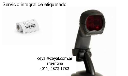 Servicio integral de etiquetado