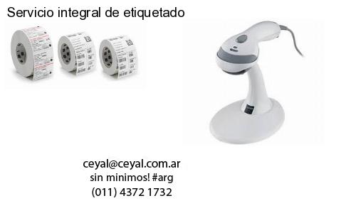 Servicio integral de etiquetado